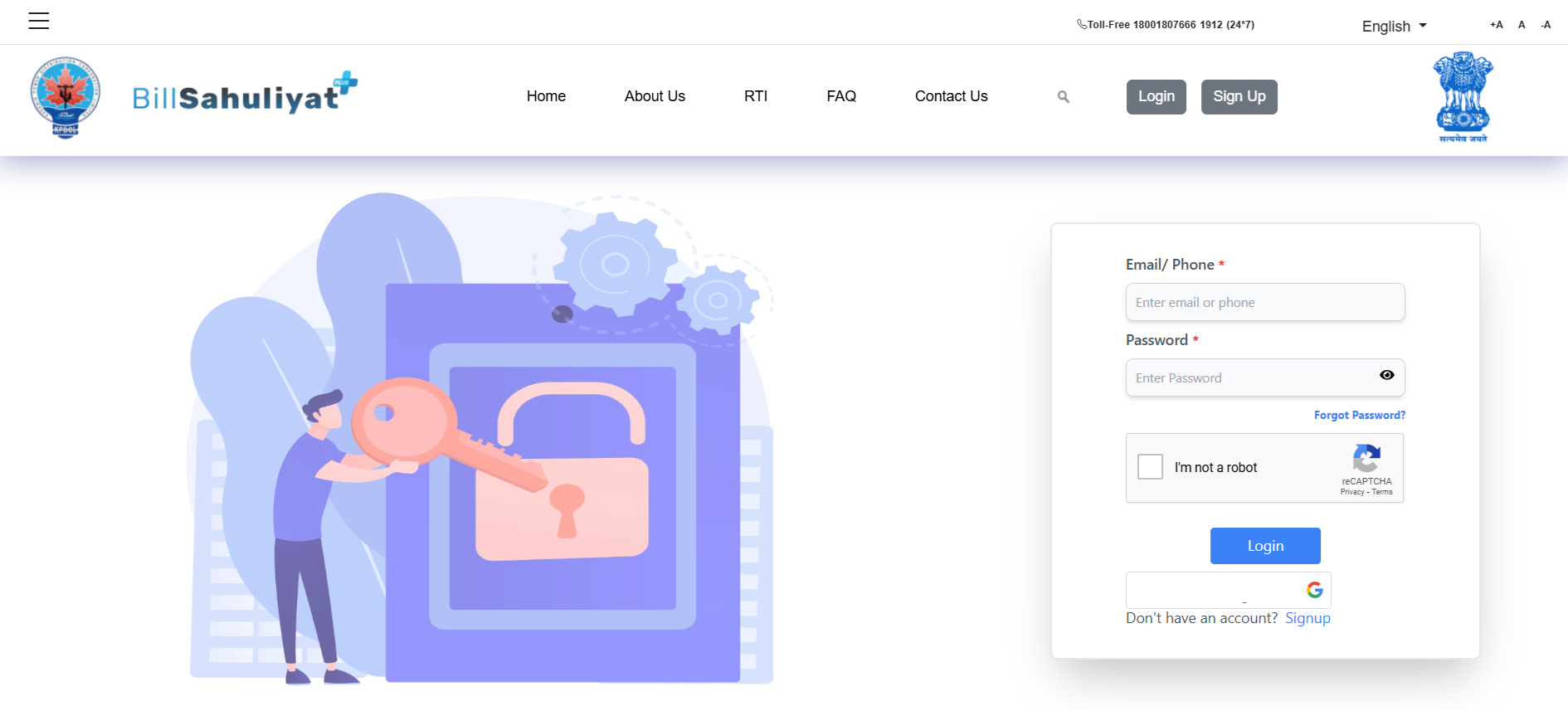 Login to your account
